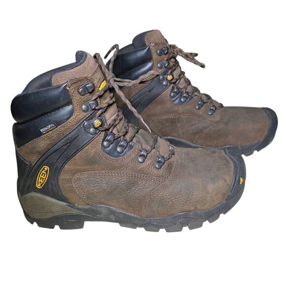 KEEN Utility Atlanta Cool II Mid Steel Toe Work Boots Men’s 9.5 Brown - Picture 5 of 11